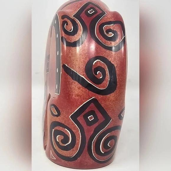 Swahili Imports Handmade Soapstone Nesting Elephant Paperweight from Kenya - Picture 3 of 12